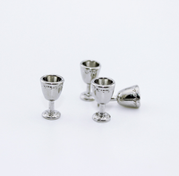 1 pièce, modèle de verre à vin miniature en résine pour maison de poupée 1/6 1/12, décoration Art Déco