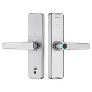 Serrure de porte numérique intelligente extérieure avec WiFi, aluminium, SDK IP, dotée d'un accès intelligent par carte-clé, sécurisée pour les portes en bois - Product Image 1
