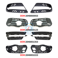 Pour Mercedes Benz W204 Cache de phare antibrouillard Noir Accessoires C 2048850053
