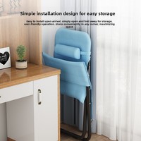Chaise pliante inclinable en métal - Utilisation au bureau, à la maison et sur le balcon - Design moderne et simple - Fournisseur d'usine pour le commerce extérieur