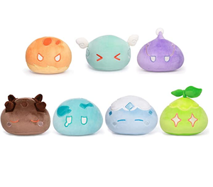  HUAYI-peluche de monstruo Slime, conjunto de 3,9 ", Genshin