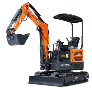 Mini-excavatrice sur chenilles d'occasion Doosan DX35 de 3 tonnes avec PLC et pompe - Product Image 5