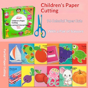 <span class=keywords><strong>Caja</strong></span> de regalo <span class=keywords><strong>con</strong></span> 96 piezas de origami temático musical para niños, juego hecho a mano <span class=keywords><strong>con</strong></span> tijeras, juguetes educativos tempranos, rompecabezas DIY de 14*14cm JZ - Product Image 5