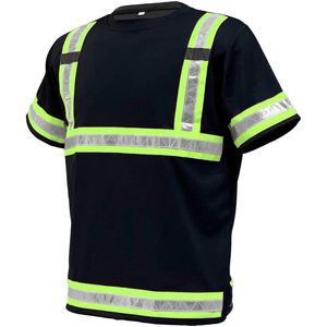 Chemise de sécurité réfléchissante à manches courtes pour hommes, pour travaux d'entrepôt, travaux routiers, travaux publics - Product Image 1