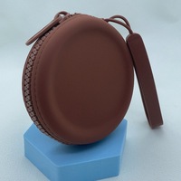 Silikon-Geldbörse Schlüssel bund Runde tragbare Kopfhörer tasche Lippenstift Schmuck Bankkarte Aufbewahrung tasche Niedliche Geldbörse Kleine Brieftasche