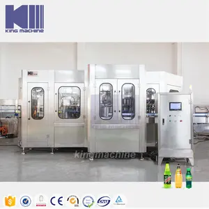 King Machine Automatic Monoblock Industrial Carbonated Soft Drink Bottling Machinery Trade