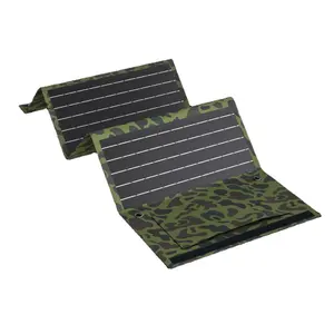 折叠式太阳能电池板迷你折叠式太阳能充电器黑色/定制户外防水高效10W 15W 20W 30W 40W