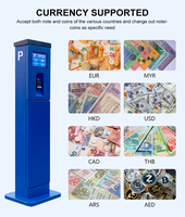 Kiosque de paiement d'accepteur de facture de stationnement de voiture en libre service Système de kiosque de paiement extérieur intelligent pour parking