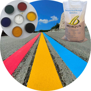 Pintura Termoplástica de Alta Temperatura Huaqun en Polvo, Blanca y Amarilla Reflectante para Demarcación Vial - Product Image 3