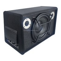 10 pouces Subwoofer double Tweeter haut-parleur RMS 200W Subwoofer actif haut-parleurs OEM voiture Subwoofers boîte boîtier basse forte