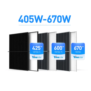 แผงโซลาร์เซลล์ Trina Solar รุ่น <span class=keywords><strong>TSM</strong></span> <span class=keywords><strong>DE19</strong></span> DE18 405w 410w 415w โมโน ราคาแผงโซลาร์เซลล์ โมดูล Trina Solar - Product Image 2