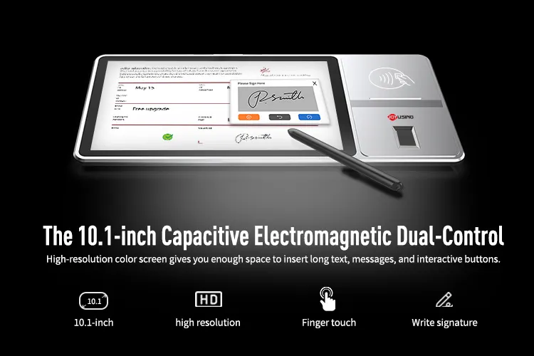 デジタルシグネチャータブレットUSB-HIDブライトバックライト大画面シグネチャーパッド10インチ