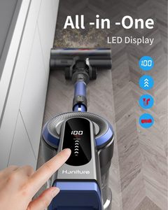 <span class=keywords><strong>Honiture</strong></span> <span class=keywords><strong>S12</strong></span> <span class=keywords><strong>Aspirateur</strong></span> sans fil 450W/35KPa avec écran tactile 55Min Runtime Stick Aspiration pour tapis et poils d'animaux - Product Image 3