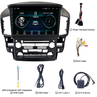 Autoradio Carplay Android à écran tactile de 9 pouces, navigation GPS, lecteur stéréo pour Lexus RX300 Harrier 1998 ~ 2003