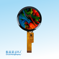 Modul Layar LCD TFT Bulat 1,28 Inci CH0128A01-GT Resolusi 240xRGBx240 Panel Smartwatch GC9A01 RGB COG Langsung dari Pabrik