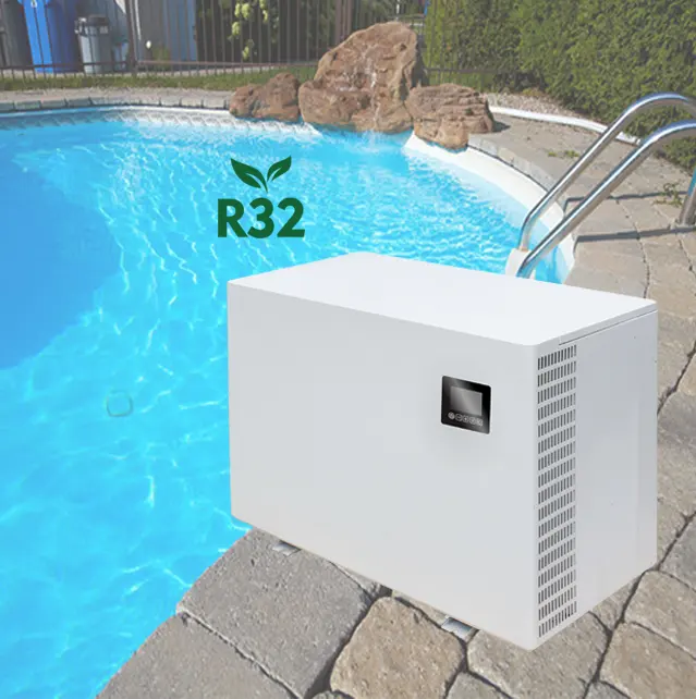 Nieuwe Energie Lucht-water Calentador De Piscina Zwembad Warmtepomp Boilers Zwembad Heater