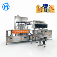 Machine verticale automatique de remplissage et de capsulage de sachets de savon liquide détergent à lessive doypack