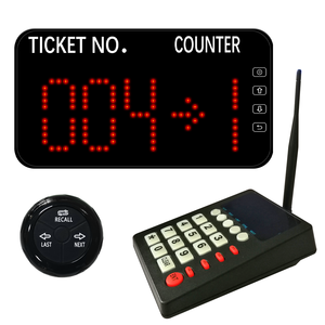 Sistema di Chiamata Wireless con Display LCD, Portata 100-200m e Comando Vocale per Banche, Ristoranti, Cliniche, Certificato CE - Product Image 1