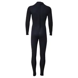 Traje de neopreno de manga larga para hombre y mujer, traje de color carne de piel de 3Mm con cremallera