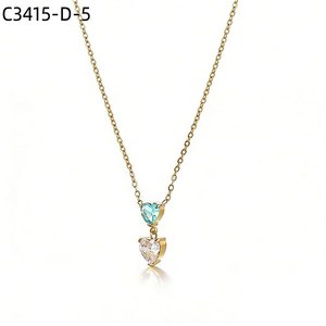 สร้อยคอแฟชั่น C3415 สำหรับผู้หญิง เครื่องประดับคุณภาพสูง - Product Image 2