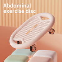 Tabla Deslizante para Entrenamiento Abdominal con 4 Ruedas Silenciosas, para Ejercicios en Casa