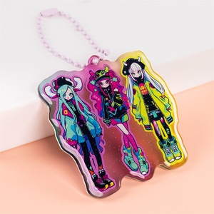 Móc Khóa Epoxy In Hình Bán Sỉ Từ Nhà Máy Móc Khóa Ba Chiều Quyến Rũ Acrylic Tùy Chỉnh - Product Image 1