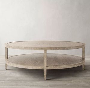 High Quality Home Modern <b>Round</b> Oak Solid Wood Tea Living Room Furniture <b>Wooden</b> <b>Coffee</b> <b>Table</b> - Product Image 3