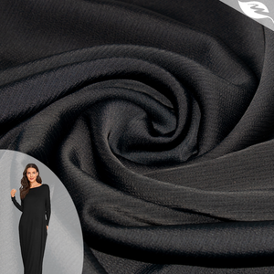 <span class=keywords><strong>Tissu</strong></span> <span class=keywords><strong>crêpe</strong></span> noir coréen antistatique 100% polyester de haute qualité pour vêtements féminins musulmans/d'Abaya de Dubaï du Moyen-Orient - Tiktok - Product Image 1