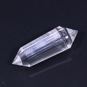 Torre de Cuarzo Transparente Natural de Doble Punta, Varita de Cristal para Sanación Reiki, Equilibrio de Chakras, Decoración del Hogar, Venta al por Mayor - Product Image 6