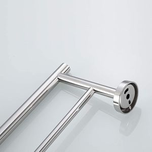 Moderno Juego de Toallero Doble de Acero Inoxidable para Montar en la Pared, 50-60cm, con Calefactor Eléctrico, Accesorio para Baño - Product Image 4