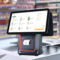 Sistema de Punto de Venta Todo en Uno con Caja Registradora Windows, Terminal POS, Configuración Completa con Impresora