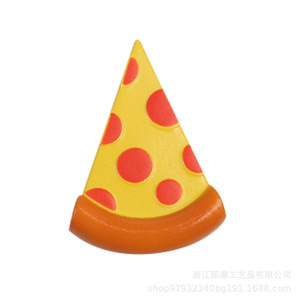 Cartoon Food Shape Pu Fidget Toy Pizza Book Sticker Slow <b>Rebound</b> Toy Gift For Kids 5 To 7 Years Unisex - Product Image 3