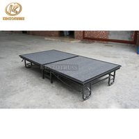 Plate-forme intérieure pliable et Portable, 1 pièce, avec escaliers, pour événement type hôtel