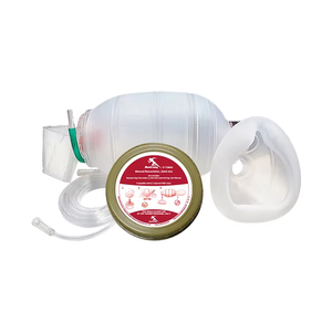 Nuova Maschera CPR Medresq per Primo Soccorso, in PVC e Silicone, per Adulti, con Valvola e Borsa Tascabile, Rianimatore Manuale <span class=keywords><strong>BVM</strong></span> - Product Image 1