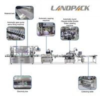 Machine de remplissage et d'embouteillage de liquides pour produits chimiques domestiques quotidiens (détergent, eau de Javel, liquide vaisselle) en bouteilles de 5000 ml