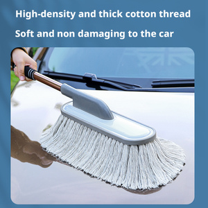 <span class=keywords><strong>Accessori</strong></span> per la Pulizia dell'Auto, Spazzola Flessibile in Microfibra e Plastica, Mop per Polvere e Cera, Spazzola per Lavaggio Auto - Product Image 4