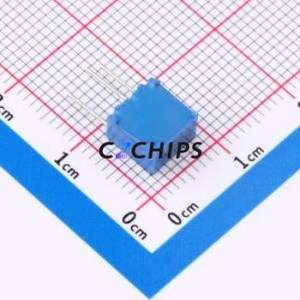 ตัวต้านทาน/โพเทนชิโอมิเตอร์แบบปรับได้สำหรับ3362S-504-LF ผ่านชิ้นส่วนรู (THT)-3P, ตัวต้านทาน7x6.8มม. 500Kohm 10% 500 250mw ppm/℃ - Product Image 2