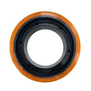 Thiết bị nặng Di chuyển xe Nâng Bánh xe cường độ cao chịu mài mòn chịu áp lực chống trượt bánh xe <span class=keywords><strong>PU</strong></span> con lăn cao su - Product Image 3