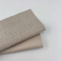Tissus de haute qualité pour grossistes, tissu aspect lin pour rideaux d'hôtel