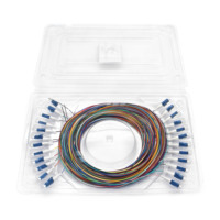 0.9mm 12 Couleur/noyau Ruban Patch Cordon Sc Upc Apc Monomode Lc Fc St E2000 G652D Sm Mm Om2 Om3 Om4 12core Fibre Optique Pigtail