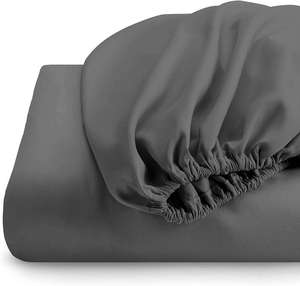 伸縮性100% コットンフィットベッドシーツ - Product Image 2