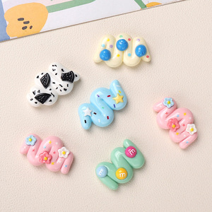 Thời trang keo nhựa quyến rũ decodent quyến rũ kẹp tóc dễ thương nhựa thủ công đồ trang sức điện thoại quyến rũ cho trang trí. - Product Image 2