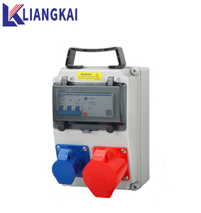 Boîtier de distribution IP67 personnalisé avec conception en pente pour équipement électrique industriel, prise aviation, disjoncteur 3p - Product Image 1