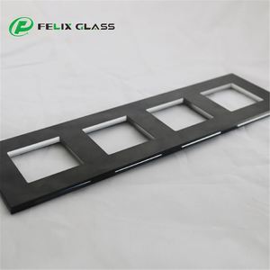 Felix Glass - Cristal Templado de Alta Calidad con Borde Pulido, Perforación CNC, Pintura de Baja Temperatura, Enchufe de 4 Tomas para Interruptor de Pared - Product Image 2