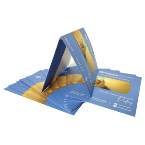 Sản xuất tùy chỉnh các tông màu đen một túi tài liệu A4 thư mục tập tin lá vàng thư mục trình bày với kinh doanh khe cắm thẻ - Product Image 3