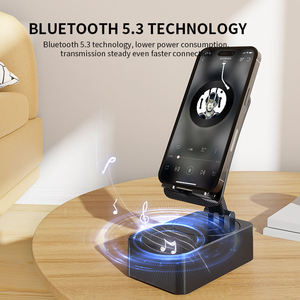 แท่น<span class=keywords><strong>ว</strong></span>าง<span class=keywords><strong>ล</strong></span>ำโพง<span class=keywords><strong>พา</strong></span><span class=keywords><strong>ว</strong></span>เวอร์แบงค์ 3-in-1 สำหรับเดสก์ท็อปแ<span class=keywords><strong>ล</strong></span>ะแท็บเ<span class=keywords><strong>ล</strong></span>็ต ใช้สำหรับไ<span class=keywords><strong>ล</strong></span>ฟ์สด ของข<span class=keywords><strong>ว</strong></span>ัญสุดสร้างสรรค์ ชาร์จได้สะดวก ดูซีรีส์ได้สบายๆ - Product Image 3