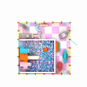 Ensemble d'équipement de jeu souple en nid d'abeille pour petite aire de jeux intérieure commerciale pour tout-petits avec jouet - Product Image 5