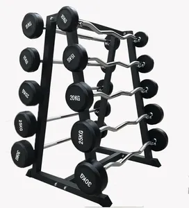 Home Gym Gratis Gewicht Vaste Krul Barbell Set Multigrip Barbell