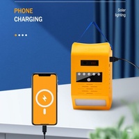 Système d'énergie solaire portable mini 20W pour la production d'électricité domestique et les kits d'éclairage LED intérieur