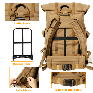 AKMAX 1000D Marco de aluminio de hierro personalizado senderismo táctico trekking camping bolsa otra mochila Alice Pack - Product Image 4